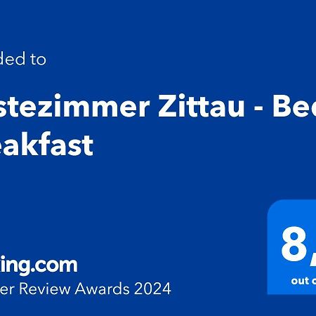 Gaestezimmer Zittau - Bed & Breakfast Exterior foto
